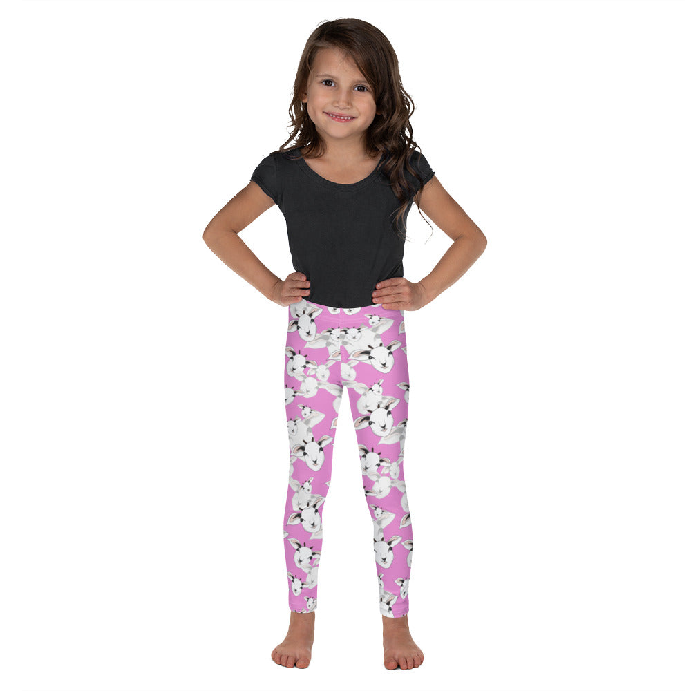 Goat Toddler Leggings in Pink