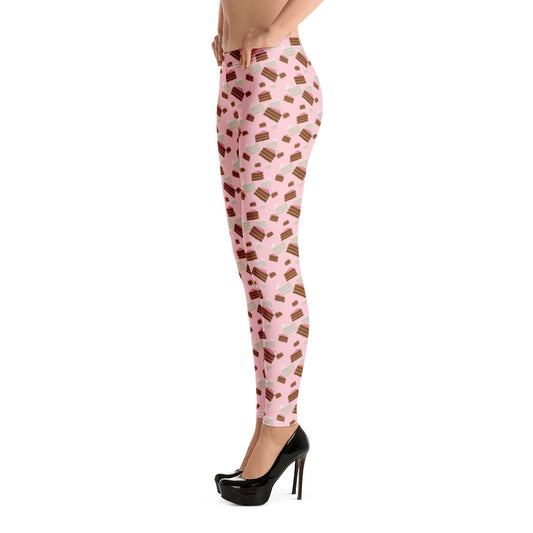 Cake Leggings in Pink